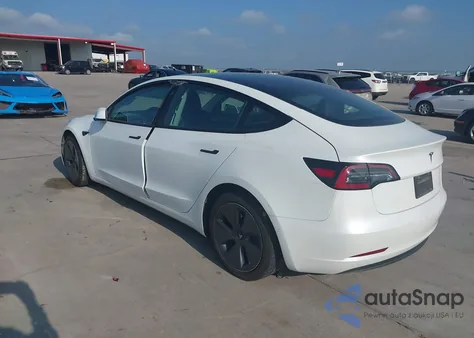 2021 Tesla Model 3 Standard Range Plus Rear-Wheel Drive from USA, damaged, VIN 5YJ3E1EA5MF017616